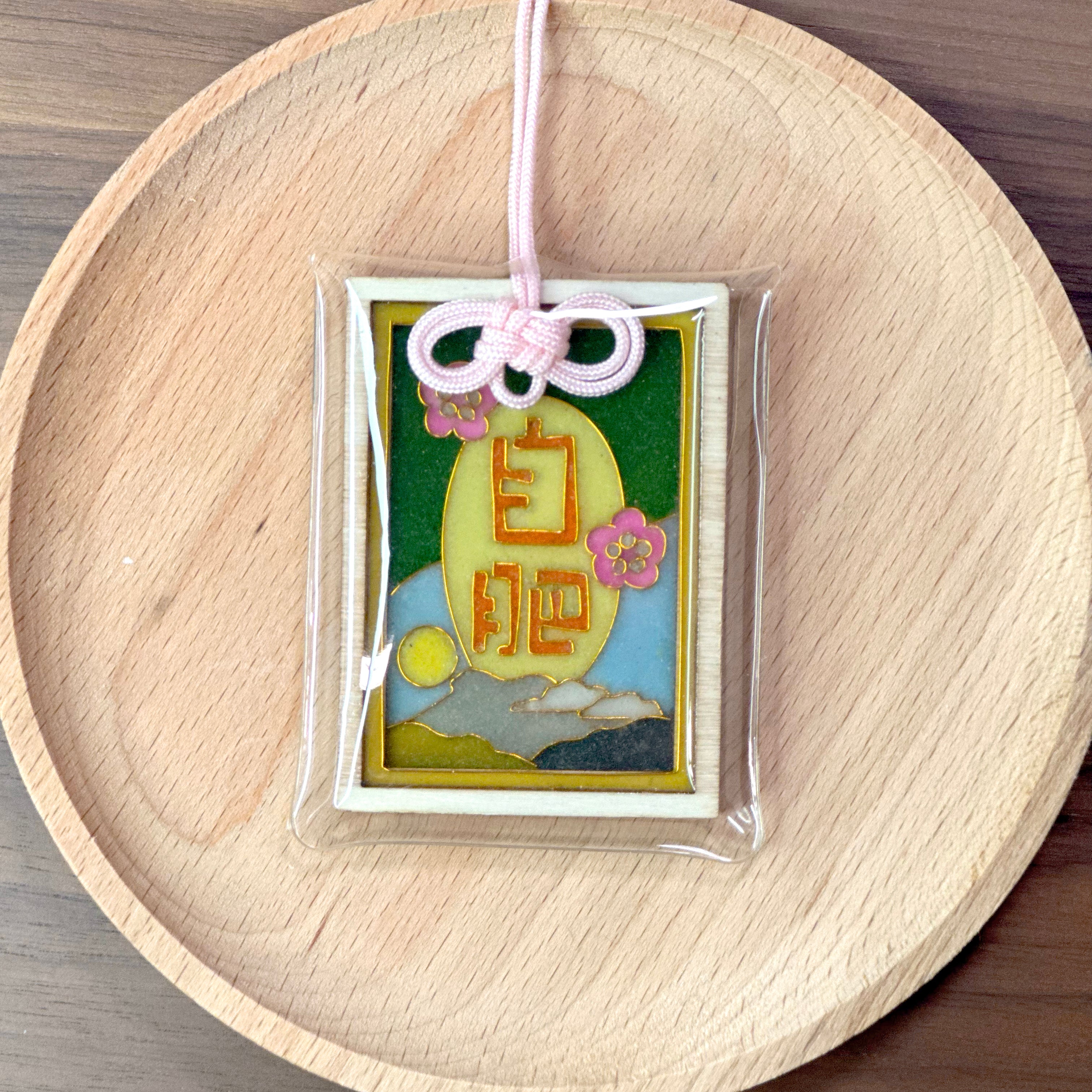 獅子山下港式木御守 - 全手工景泰藍製作